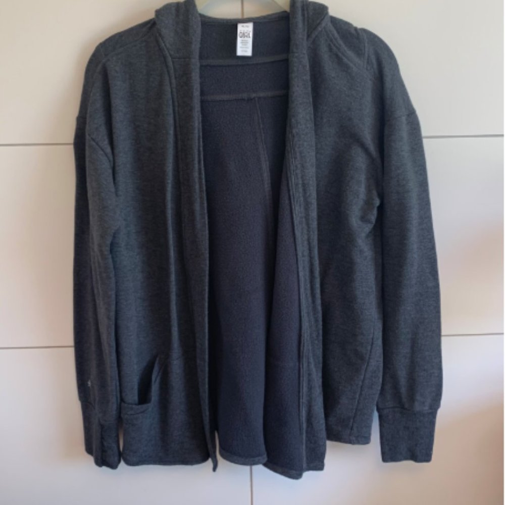 Grey Zip up Hoodie: Athleta